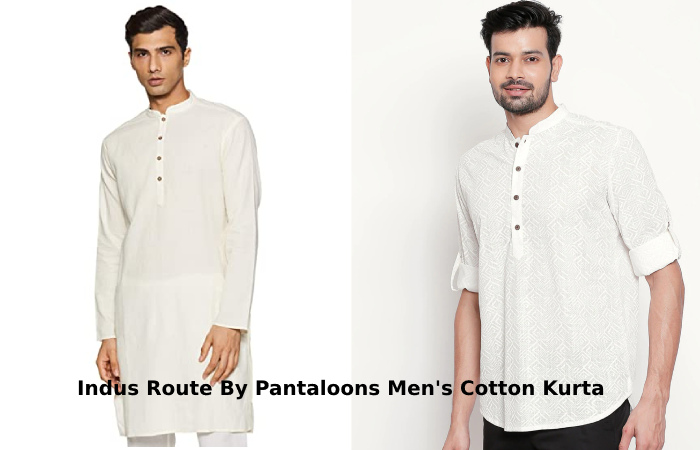Indus Route By Pantaloons Men's Cotton Kurta