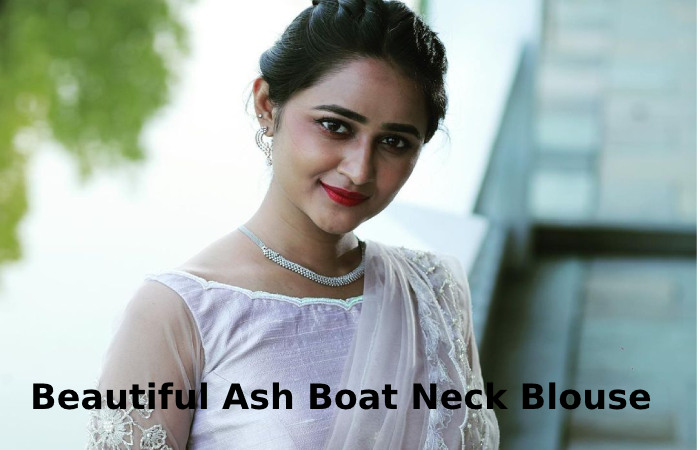 Beautiful Ash Boat Neck Blouse