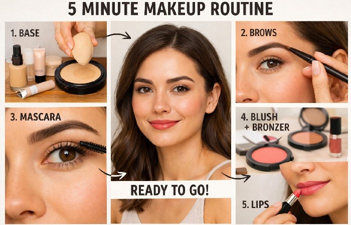 Daily Makeup Routine in 5 Minutes