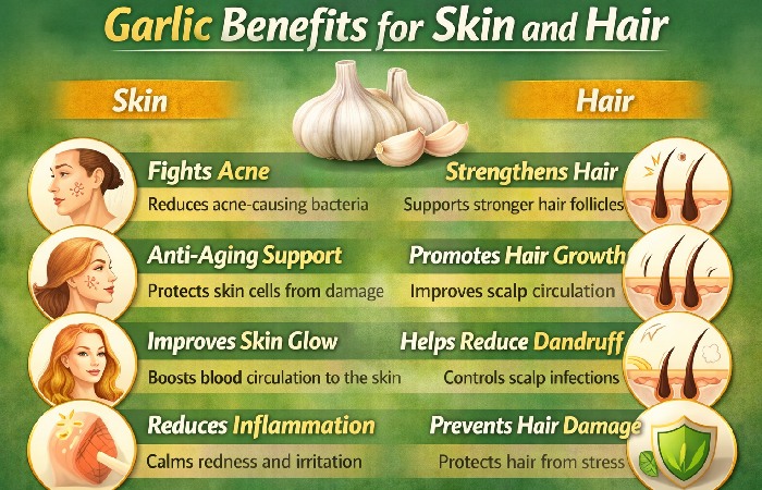 Garlic Benefits for Skin and Hair