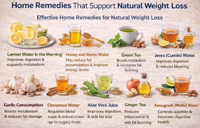 Home Remedies That Support Natural Weight Lose