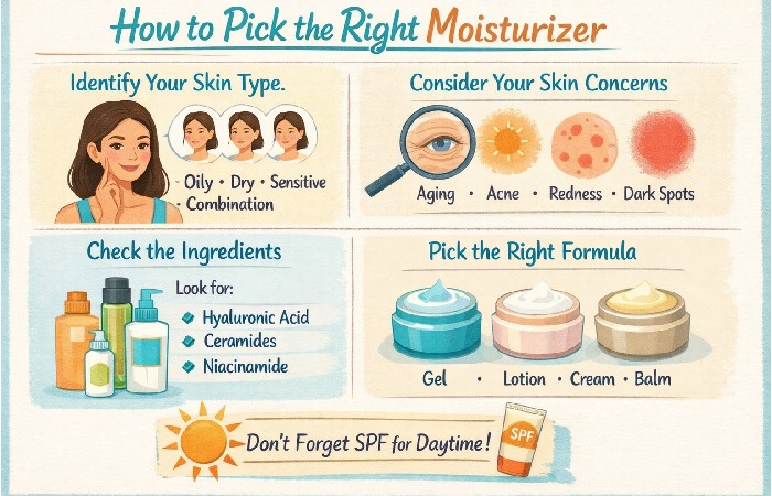 How can I Pick the Best Moisturizing Product to Suit my Skin Type?
