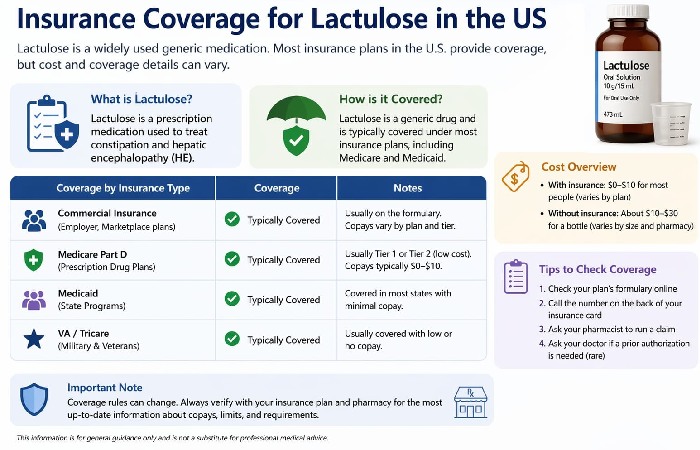 Insurance Coverage for Lactulose in the United States