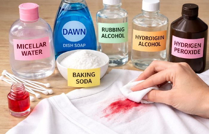 What Removes Makeup from Clothes Fast